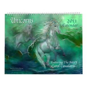 Einhorn-Kunst-Kalender 2011 Kalender