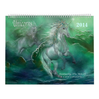 Einhorn-Kunst-Kalender 2014 Kalender