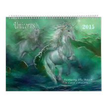 Einhorn-Kunst-Kalender 2015