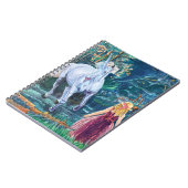 Einhorn Kunst Notizblock (Linke Seite)