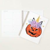 Einhorn-Kürbis-Halloween-Design Planer (Anzeige)