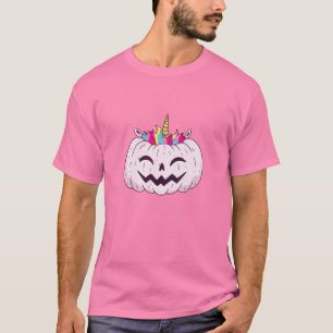 Einhorn-Kürbis T-Shirt