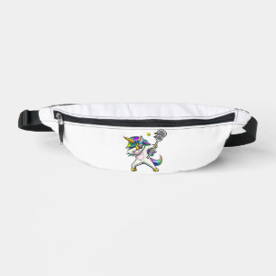 Einhorn Lacrosse-Shirt für Kinder zum Dabbing Einh Bauchtasche