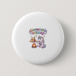 Einhorn Lagerfeuer-Geschichte Einhorn Bezaubernd P Button
