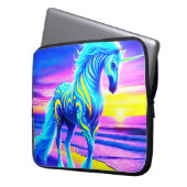 Einhorn Laptopschutzhülle (Vorderseite Links)