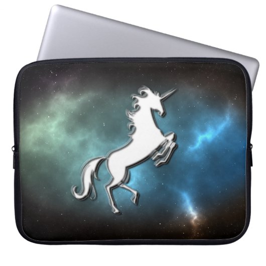 Einhorn Laptopschutzhülle (Vorderseite)