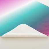 Einhorn-Lavendel-aquamarine Omertürkis-Meerjungfra Sherpadecke (3/4)