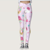 Einhorn-Leggings Leggings (Vorderseite)
