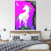 Einhorn Leinwanddruck (Insitu (Schlafzimmer))