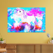 Einhorn Leinwanddruck (Insitu (Wohnzimmer))