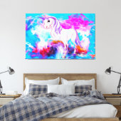 Einhorn Leinwanddruck (Insitu (Schlafzimmer))