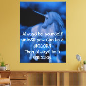 Einhorn Leinwanddruck (Insitu (Wohnzimmer))