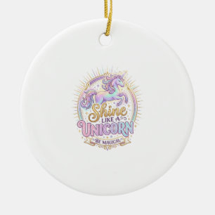 Einhorn Leuchte wie ein Einhorn POD Fertig Marketp Keramik Ornament