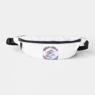 Einhorn leuchtet wie ein Einhorn Grafikdesign T-Sh Bauchtasche