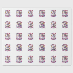 Einhorn Level Up wie ein Einhorn Werbespot Cute Gi Geschenkpapier