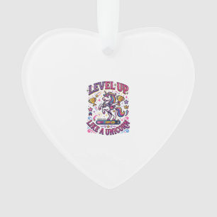 Einhorn Level Up wie ein Einhorn Werbespot Cute Gi Ornament
