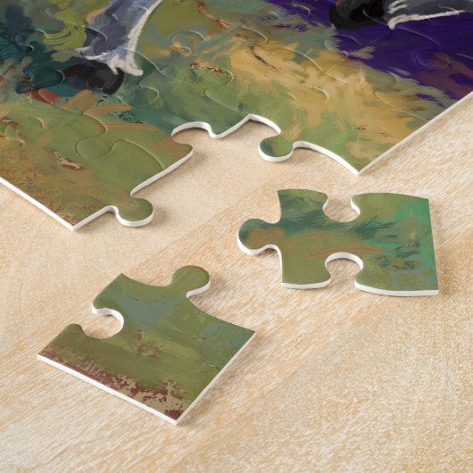 Einhorn-Lichtung Puzzle (Seite)