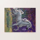 Einhorn-Lichtung Puzzle (Horizontal)