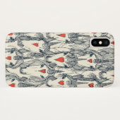 Einhorn-Liebe-Indigo-Persimmon Case-Mate iPhone Hülle (Rückseite (Horizontal))