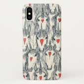 Einhorn-Liebe-Indigo-Persimmon Case-Mate iPhone Hülle (Rückseite)