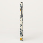 Einhorn-Liebe-Indigo-Zitrusperle Case-Mate iPhone Hülle (Hinten/Links)