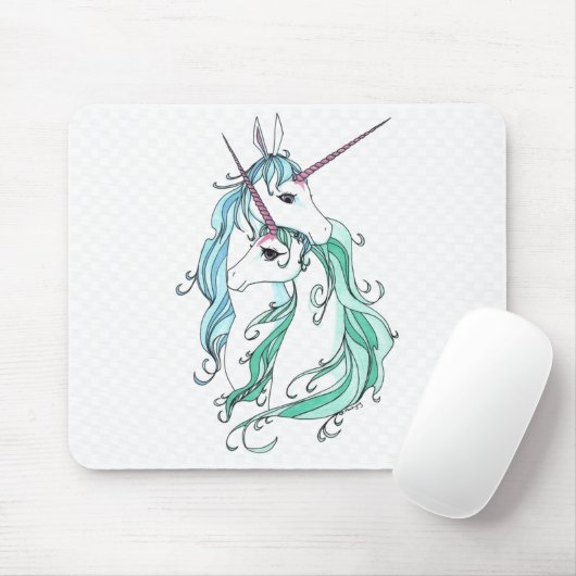 Einhorn-Liebe Mousepad (Mit Mouse)