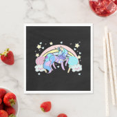 Einhorn-LIEBE Serviette (Beispiel)
