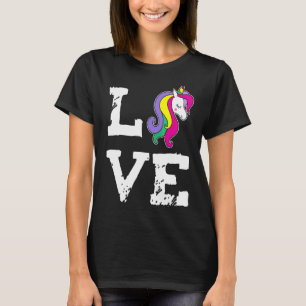 Einhorn-Liebe T-Shirt