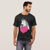 Einhorn Liebe T-Shirt (Vorne ganz)