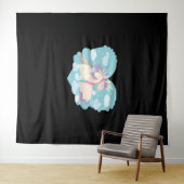 Einhorn-Liebe Wandteppich (Beispiel (Horizontal))