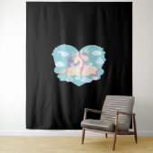 Einhorn-Liebe Wandteppich (Beispiel)