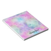 Einhorn Lila Pink Aqua Pinacoteca Notizblock (angewinkelt)