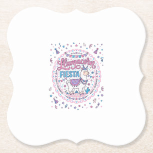 Einhorn Llamacorn Fiesta Spielendes-Shirt Grafik_1 Untersetzer