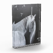Einhorn & Löwenzahn-Fotoblock Fotoblock (Links)