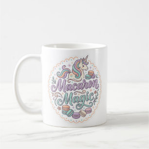 Einhorn Macaron Magie Whimsical T-Shirt Design_1 Kaffeetasse