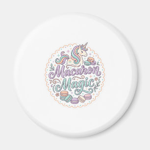 Einhorn Macaron Magie Whimsical T-Shirt Design_1 Magnet