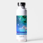 Einhorn Magic Moonlight Forest Name Trinkflasche (Links)