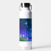 Einhorn Magic Moonlight Forest Name Trinkflasche (Vorne)