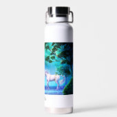 Einhorn Magic Moonlight Forest Name Trinkflasche (Rückseite)