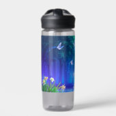 Einhorn Magic Moonlight Forest Name Trinkflasche (Vorderseite)