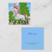 Einhorn-Magic-Note-Karte Mitteilungskarte (Vorne/Hinten)