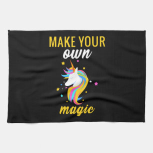 Einhorn Magie Geschirrtuch