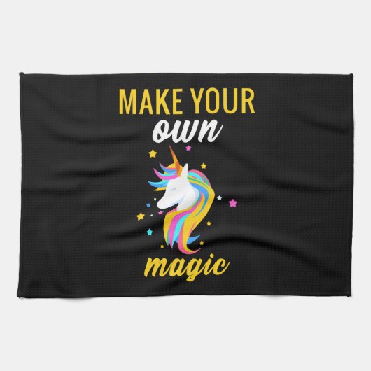 Einhorn Magie            Geschirrtuch (Horizontal)