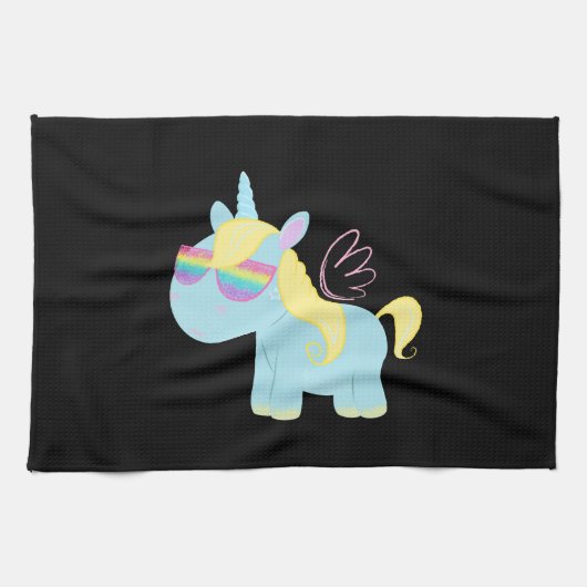 Einhorn Magie        Geschirrtuch (Horizontal)