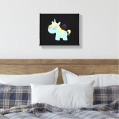 Einhorn Magie Leinwanddruck (Insitu (Schlafzimmer))