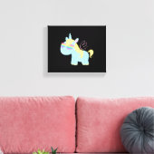 Einhorn Magie Leinwanddruck (Insitu (Wohnzimmer))