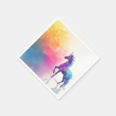 Einhorn-Magie - Party  Serviette (Ecke)