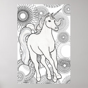 Einhorn-Magie Poster