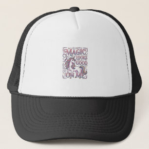 Einhorn-Magie sieht auf mir trendy Shirt Grafik gu Truckerkappe