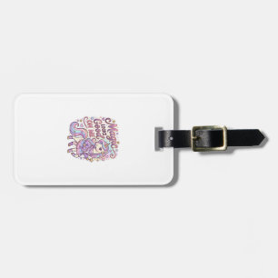 Einhorn-Magie sieht gut auf mir Grafikdesign Weiß Gepäckanhänger